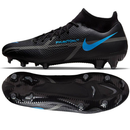 Czarne buty piłkarskie korki Nike Phantom GT2 Academy DC0797 004