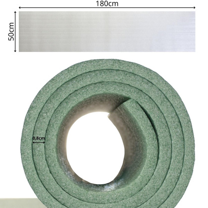 KARIMATA TURYSTYCZNA Z P.E ALU 1800x500x8MM ENERO CAMP