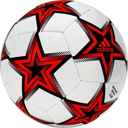 Biało-czerwona piłka nożna adidas Finale Club Pyrostorm GT7789