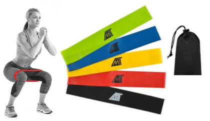 Zestaw gum do ćwiczeń Iso Trade Malatec GC6242 - 5szt.