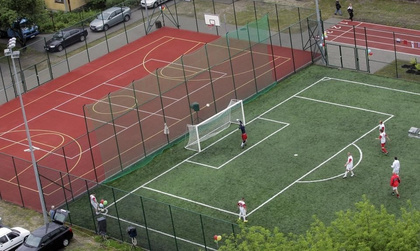 Siatka na bramkę 5x2 m 4 mm Żółty