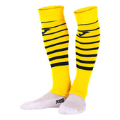 Żółto-czarne getry piłkarskie bez stóp Joma Premier II 400898.901