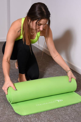 Zielona mata treningowa Yakimasport NBR PRO 100453