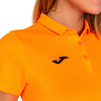 Pomarańczowa koszulka damska polo Joma Hobby 900247.050