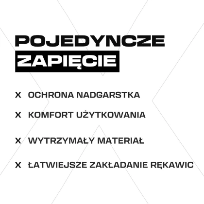 Czarno-pomarańczowe rękawice bramkarskie Football Masters Invictus X Training Black Orange