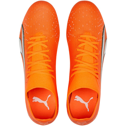 Pomarańczowe buty piłkarskie Puma Ultra Match 107217 01
