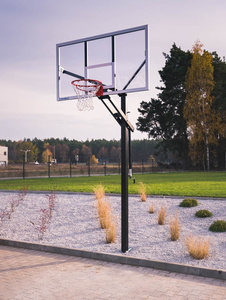 Kosz do koszykówki PRO - tablica bezbarwna 120x90, obręcz, siatka