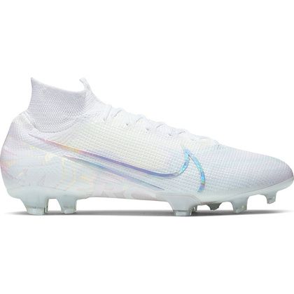 Białe buty piłkarskie korki Nike Mercurial Superfly Elite FG