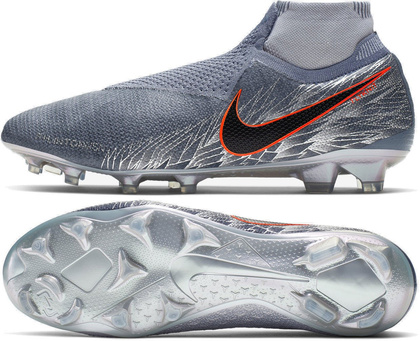 Szare buty piłkarskie korki Nike Phantom Vision Elite DF FG AO3262-408