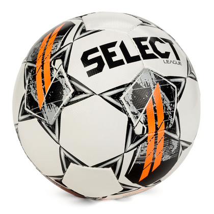 Biało-szara piłka nożna Select