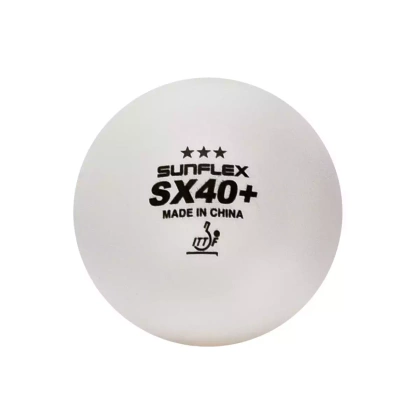 Białe piłeczki do tenisa stołowego Sunflex Balls SX40+ 3szt 33306