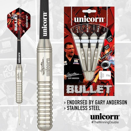 Rzutki steeltip Unicorn BULLET GARY