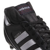 Czarno-białe buty piłkarskie wkręty Adidas Kaiser 5 Cup 033200