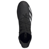 Czarno-białe buty piłkarskie korki Adidas Predator Freak.3 FG FY1030