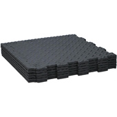 MATA PUZZLE PIANKOWE EVA  KPL. 6SZT 10MM CZARNY