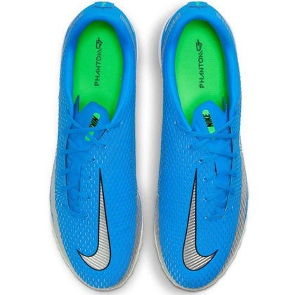 Niebiesko-białe buty piłkarskie turfy Nike Phantom GT Academy TF CK8470-400 - Junior