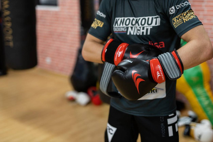 Rękawice bokserskie skóra naturalna PRO SPIDER 16 oz