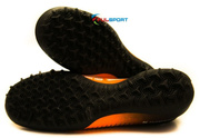 Pomarańczowo-czarne buty piłkarskie na orlik Nike Mercurial Victory TF 831968-801