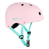 MTW001-1 KASK RÓŻOWY ROZM. L(58-61CM) NILS EXTREME