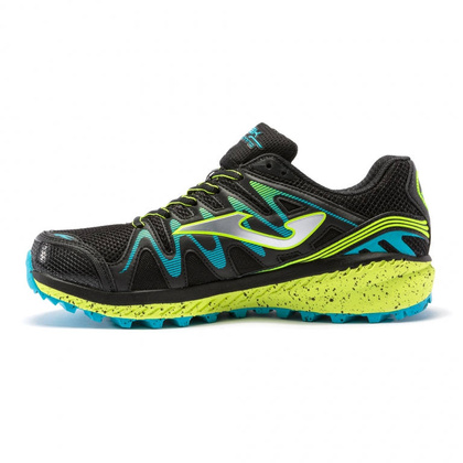 Czarno-zielone buty do biegania Joma TREK 2101 TKTREW2101