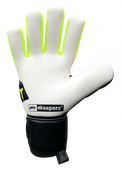 Czarno-seledynowe rękawice bramkarskie 4Keepers Force V-5 20 NC - Junior