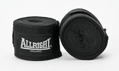 BANDAŻ BOKSERSKI ALLRIGHT 4,2m czarny