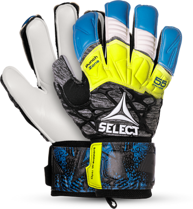 Czarno-seledynowe rękawice bramkarskie Select 55 Extra Force 