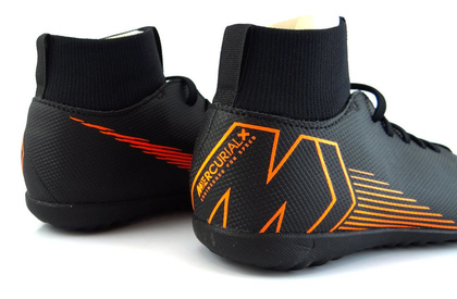 Czarne buty piłkarskie na orlik Nike Mercurial Superfly Club TF AH7345-081 JR