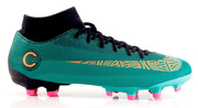 Zielone buty piłkarskie Nike Mercurial Superfly Academy CR7 MG AJ3541-390
