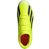 Biało-seledynowe buty korki Adidas X Crazyfast League IF0691 - Junior