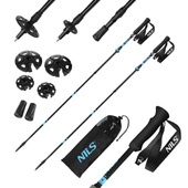 TK8604 KIJE TREKKINGOWE SKŁADANE NILS