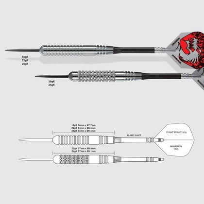 Rzutki Harrows SILVER ARROWS Eric Bristow Steeltip