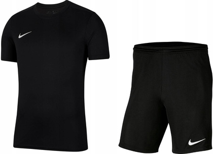 Czarny strój sportowy na WF Nike Park BV6708-010 + BV6855-010 rL