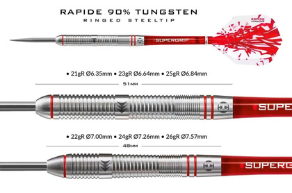 Rzutki Harrows RAPIDE 90% Steeltip