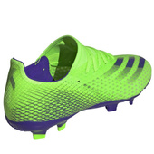 Zielono-fioletowe buty piłkarskie korki Adidas X Ghosted.3 FG EG8192
