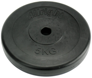 Czarne obciążenie kompozytowe Allright FE03028 5kg