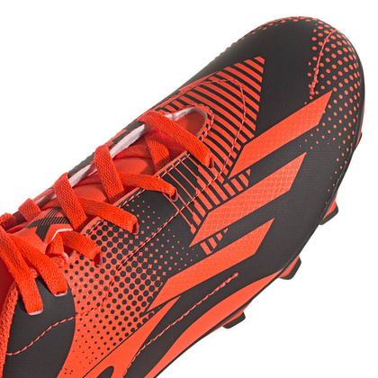 Czarno-pomarańczowe buty piłkarskie Adidas X Speedportal Messi.4  GZ5139 - Junior
