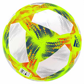 Biało-żółta piłka nożna Adidas Conext 19 Sala FIFA DN8644 - rozmiar 4