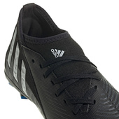 Czarne buty piłkarskie korki Adidas Predator Edge.3 FG GW2360 - Junior