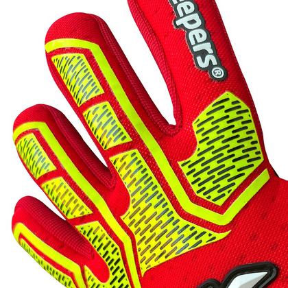 Czerwono-żółte rękawice bramkarskie 4Keepers Neo Lava NC - Junior