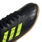 Czarno-seledynowe buty piłkarskie halówki Adidas Copa Sense.4 FX1973 - Junior
