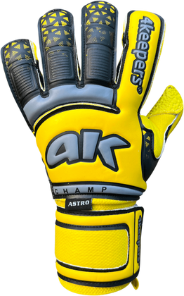 Żółto-szare rękawice bramkarskie 4Keepers Champ Astro VI HB - Junior