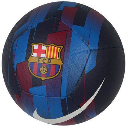 Niebieska piłka nożna Nike FC Barcelona Pitch DC2237 451 - rozmiar 5