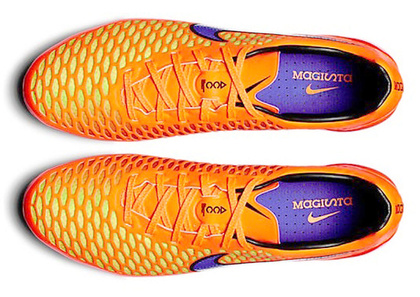 Pomarańczowe buty piłkarskie Nike Magista Opus FG 649230-859