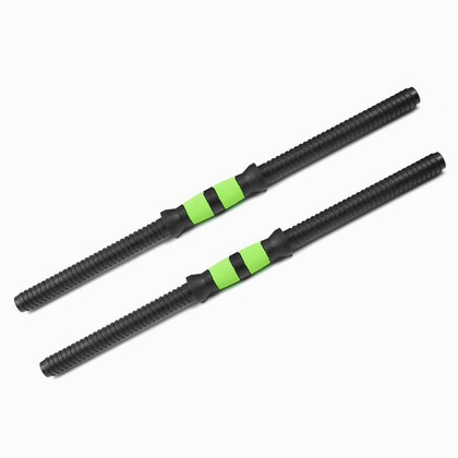 Czarno-zielone hantle regulowane zestaw sztanga BR040 40 kg