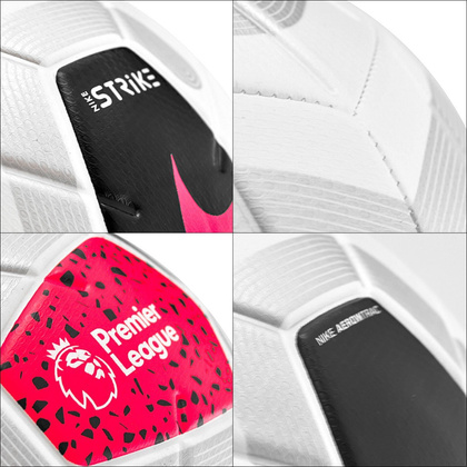 Biało-czarna piłka nożna Nike Strike Premier League SC3552-101 r4