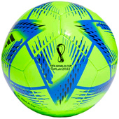 Zielono-niebieska piłka nożna Adidas Al Rihla Club Fifa World Cup 2022 H57785