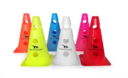 Różowy pachołek z otworami 23 cm Yakimasport 100623