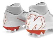 Szare buty piłkarskie Nike Mercurial Superfly Academy FG/MG AH7362-060