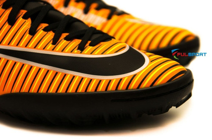 Pomarańczowo-czarne buty piłkarskie na orlik Nike Mercurial Victory TF 831968-801